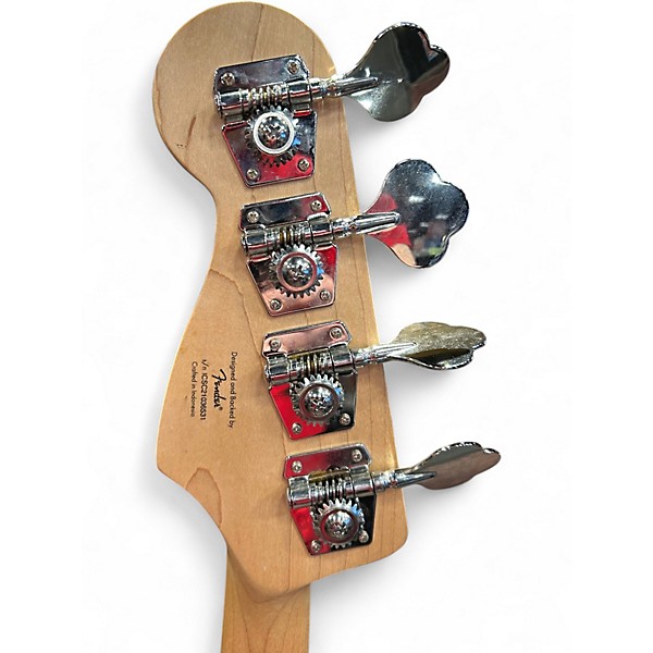 Used Squier Affinity Jazz Bass 2 Color Sunburst Electric Bass Guitar