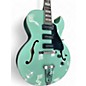 Used Dean Palomino Emerald Green Hollow Body Electric Guitar