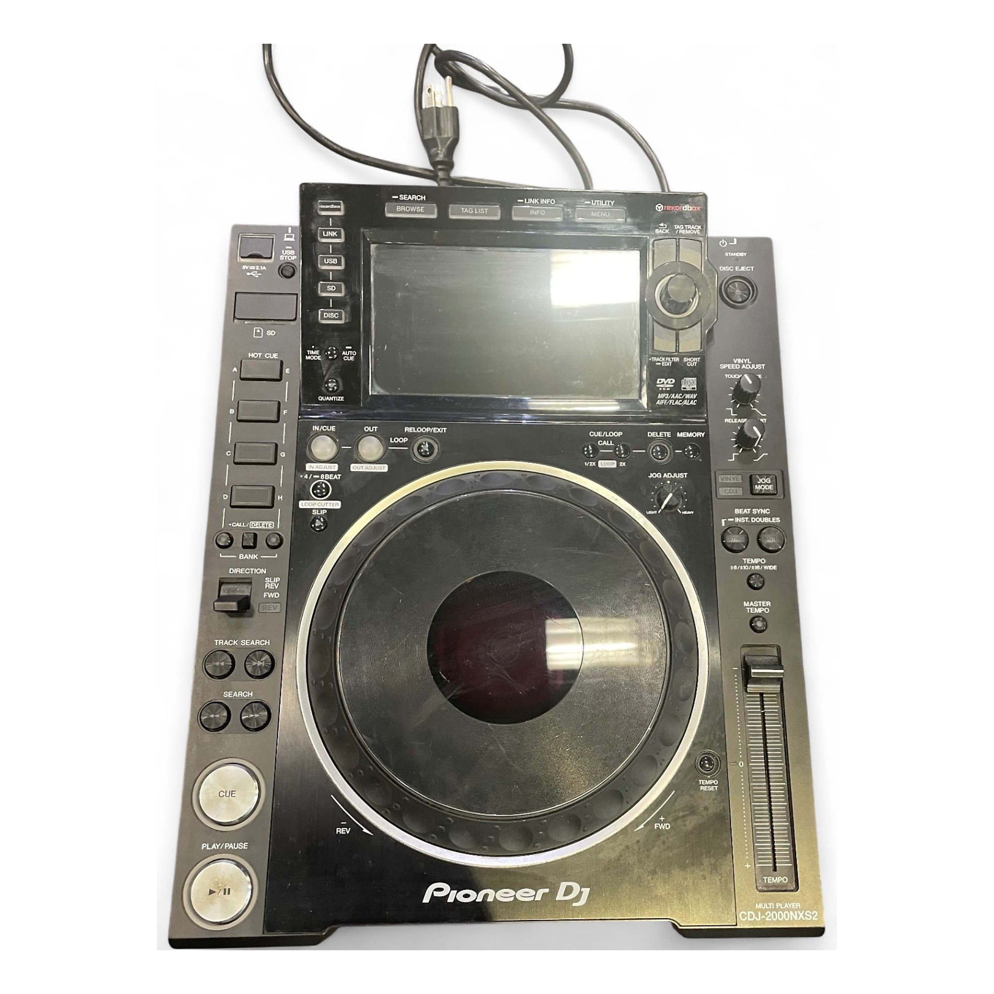 Pioneer DJ CDJ-2000NXS2 ④ Used 2018 Pioneer DJ CDJ-2000NXS2 DJ Player | Guitar Center