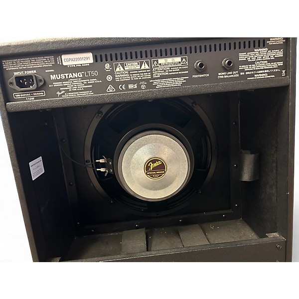 Used Fender Mustang LT50 50W 1x12 Guitar Combo Amp