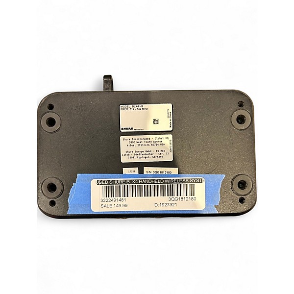 Used Shure BLX4 Handheld Wireless System