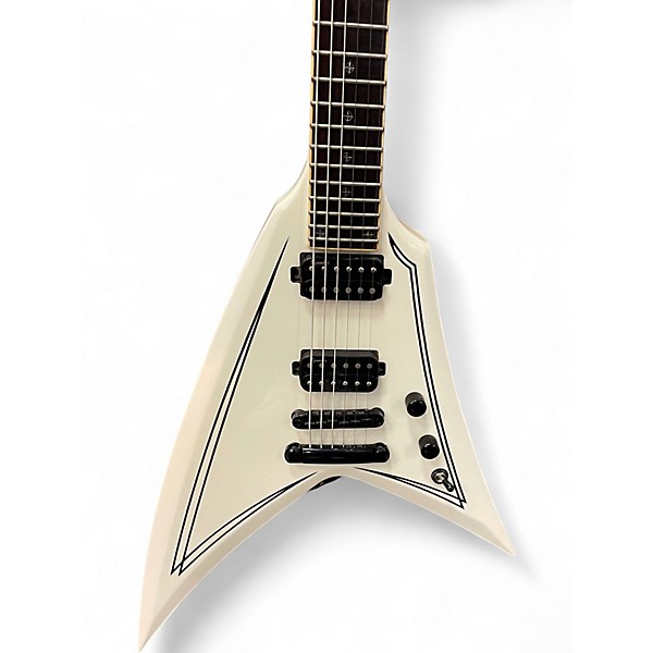 Used Washburn HM SERIES VINDICATOR WHITE Solid Body Electric Guitar