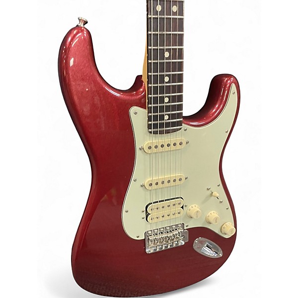 Used Fender American Performer Stratocaster HSS MAROON METALIC Solid Body Electric Guitar