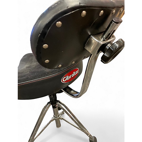 Used Gibraltar Drum Throne with Back Rest Drum Throne