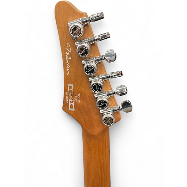 Used Ibanez TOD10 TIM HENSON SIGNATURE   CLASSIC SILVER Solid Body Electric Guitar