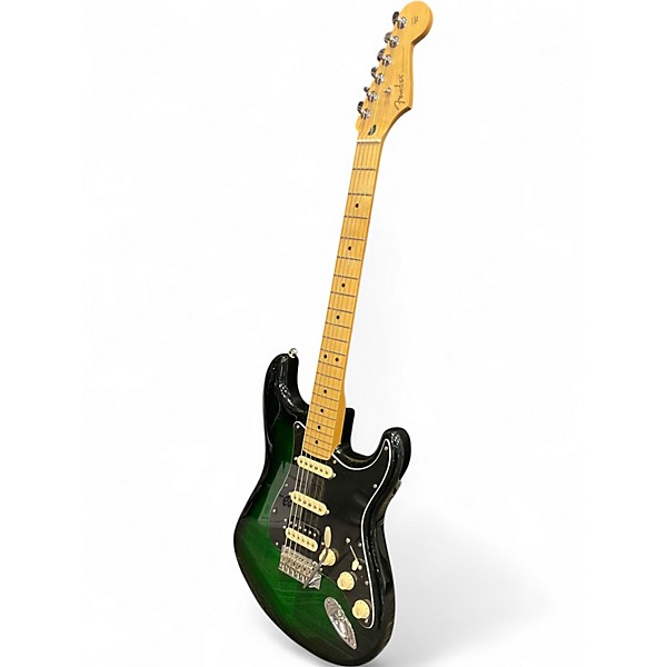 Used 2021 Fender Player Stratocaster BRITISH RACING GREEN Solid Body Electric Guitar