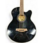 Used Ibanez AEB5E Black Acoustic Bass Guitar