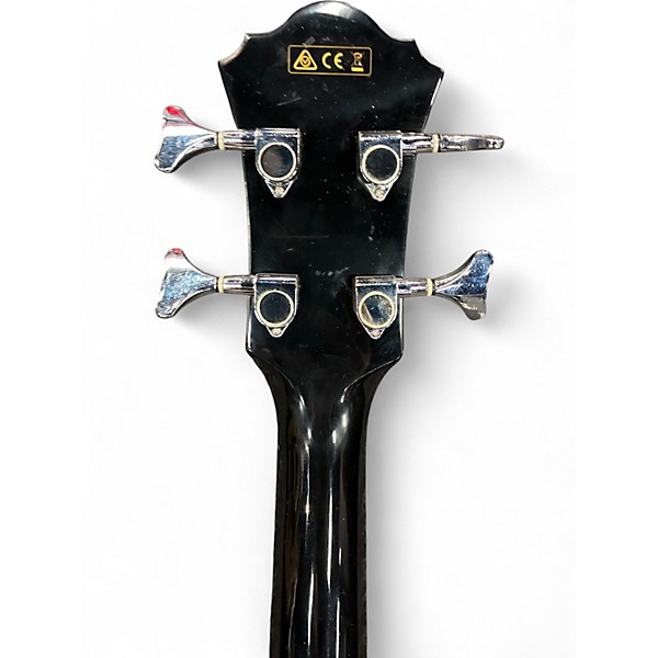 Used Ibanez AEB5E Black Acoustic Bass Guitar