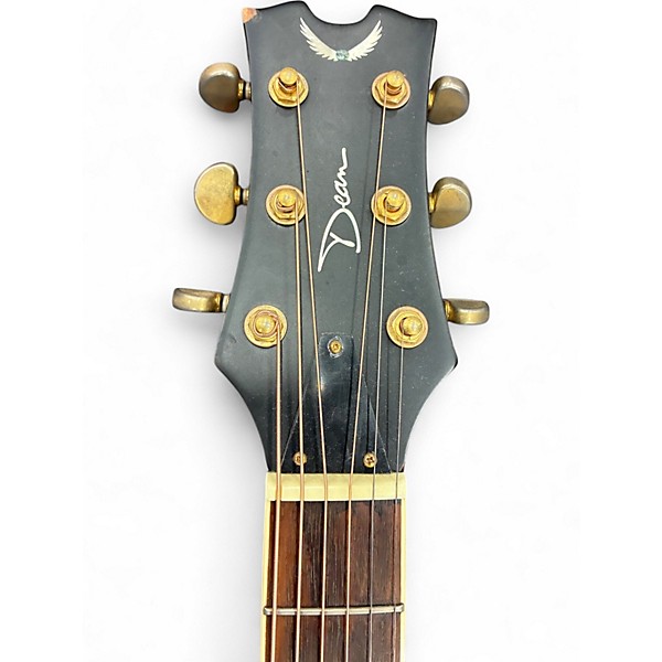 Used Dean GCE Resonator Black Resonator Guitar