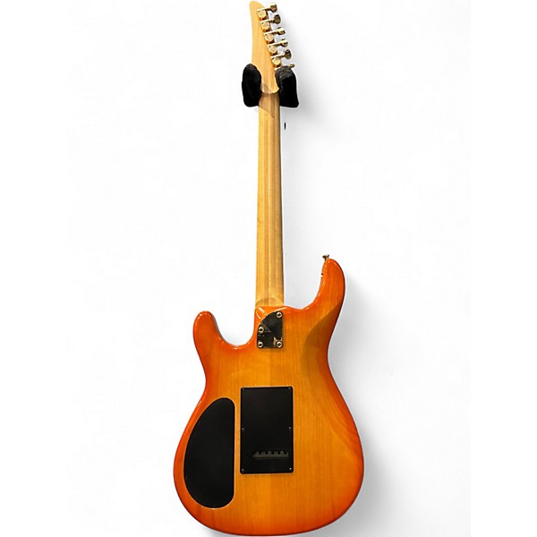 Used Kiesel GH24 Greg Howe Signature Bolt-On Orange Flame Solid Body Electric Guitar