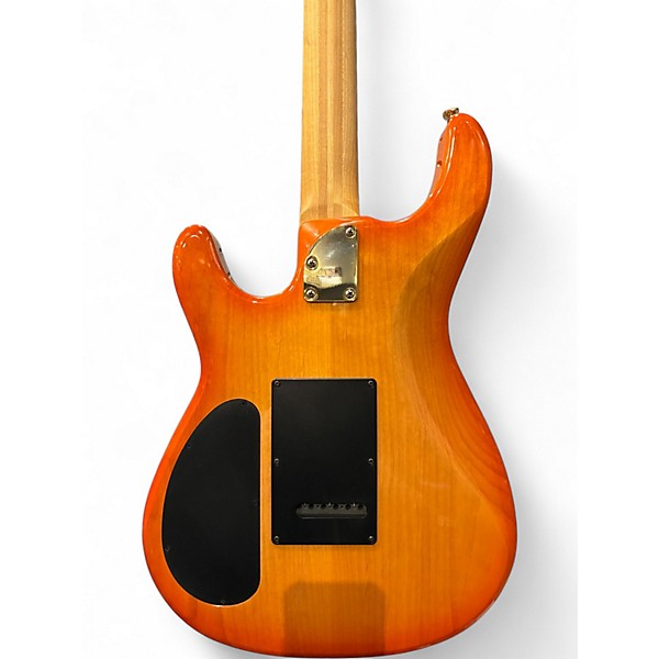Used Kiesel GH24 Greg Howe Signature Bolt-On Orange Flame Solid Body Electric Guitar