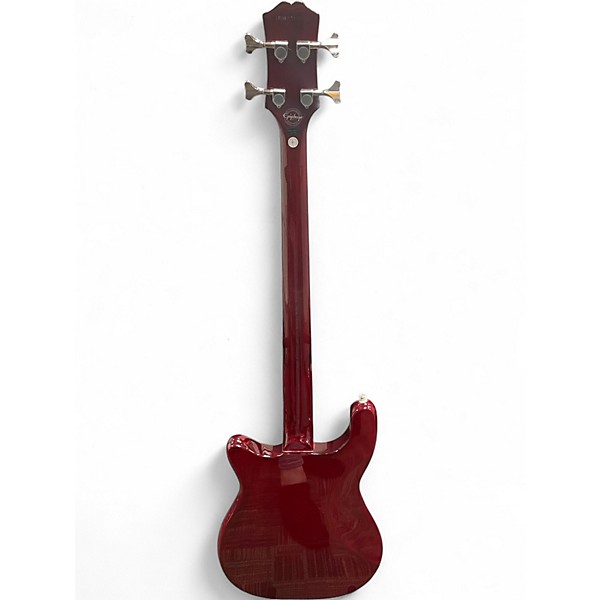 Used Epiphone Embassy Pro Dark Cherry Electric Bass Guitar