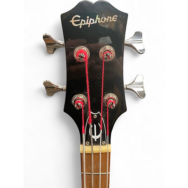 Used Epiphone Embassy Pro Dark Cherry Electric Bass Guitar