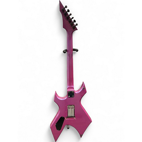 Used B.C. Rich Platinum Series Warlock Purple Colorshift Solid Body Electric Guitar