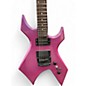 Used B.C. Rich Platinum Series Warlock Purple Colorshift Solid Body Electric Guitar