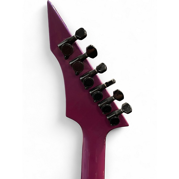 Used B.C. Rich Platinum Series Warlock Purple Colorshift Solid Body Electric Guitar