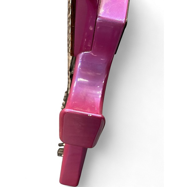 Used B.C. Rich Platinum Series Warlock Purple Colorshift Solid Body Electric Guitar