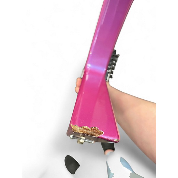 Used B.C. Rich Platinum Series Warlock Purple Colorshift Solid Body Electric Guitar