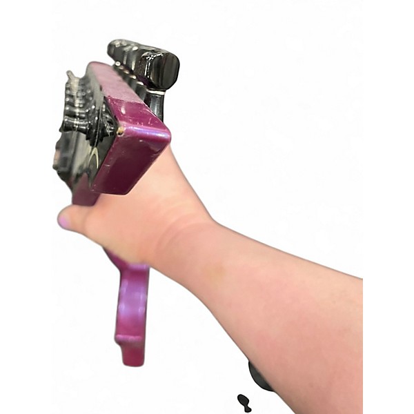 Used B.C. Rich Platinum Series Warlock Purple Colorshift Solid Body Electric Guitar