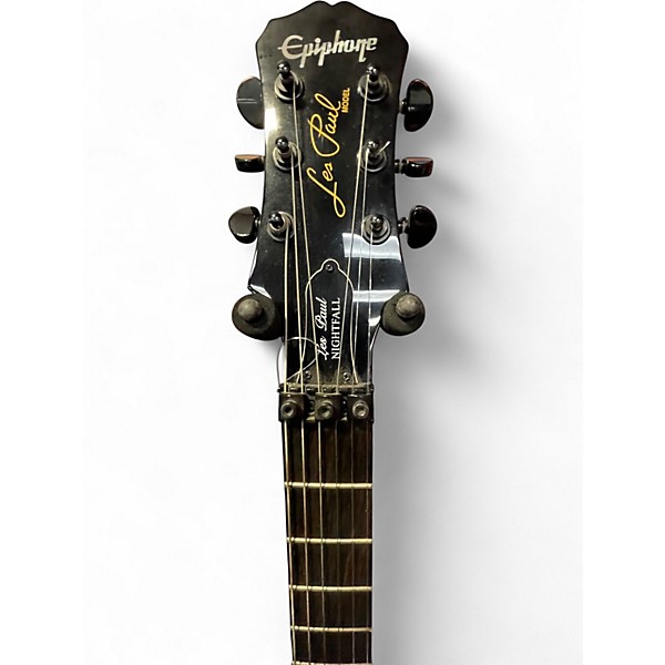 Used Epiphone Les Paul Nightfall Black Solid Body Electric Guitar