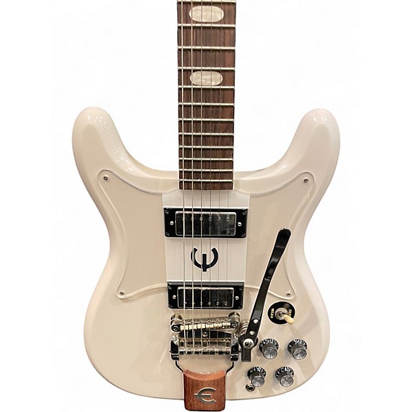 Used Epiphone Crestwood Custom Polaris White Solid Body Electric Guitar