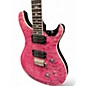 Used PRS SE Custom 24 Quilted Carve Top Violet Solid Body Electric Guitar