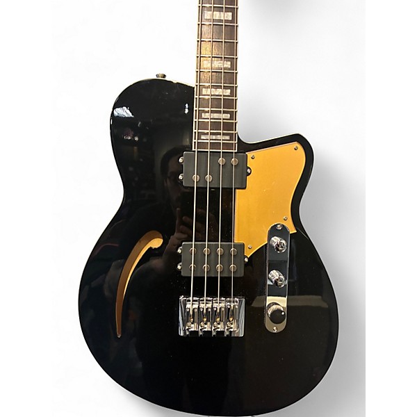 Used Reverend Dub King Midnight Black Electric Bass Guitar