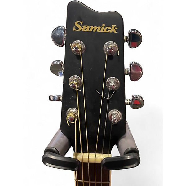 Used Samick LW-028 AK Natural Acoustic Guitar