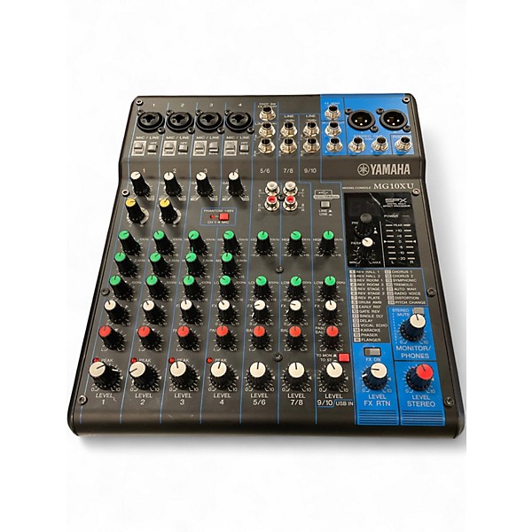 Used Yamaha MG10XU 10 Channel Mixer with Effects Unpowered Mixer
