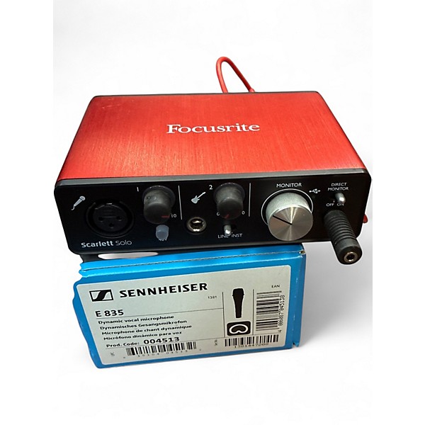 Used Focusrite scarlett solo Audio Interface