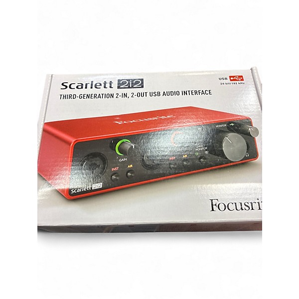 Used Focusrite Scarlett 2i2 Gen 3 Audio Interface