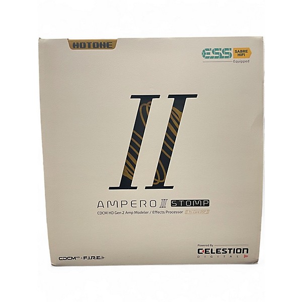 Used Hotone Effects Ampero II Stomp Effect Processor