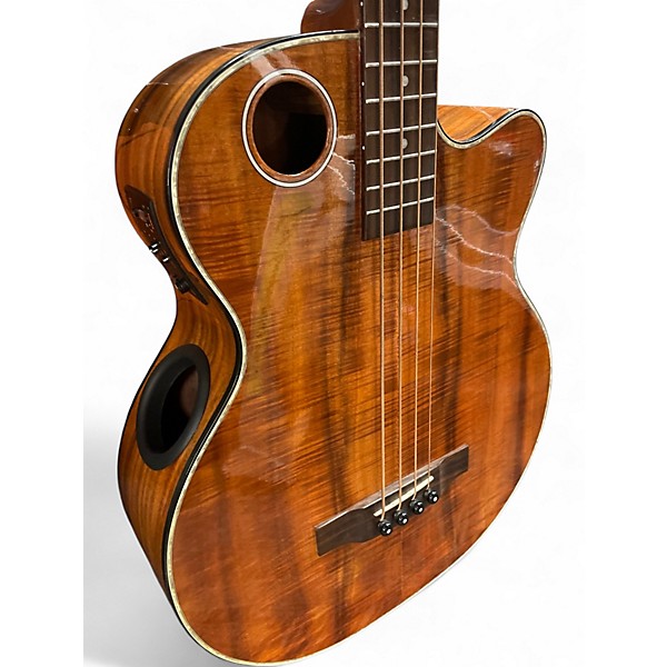 Used Boulder Creek EBR3N4 Natural Acoustic Bass Guitar