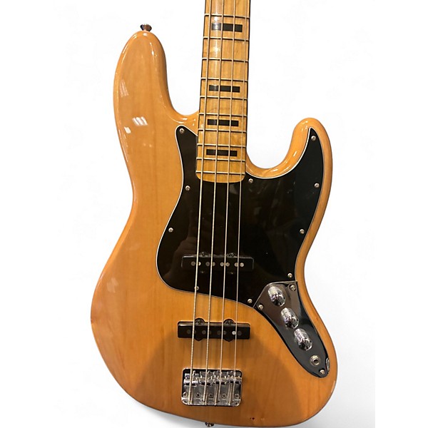 Used Squier Classic Vibe 70s Jazz Bass Natural Electric Bass Guitar