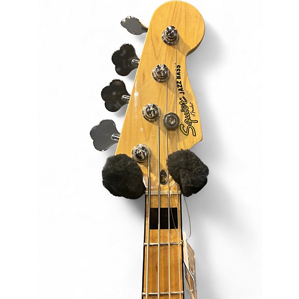 Used Squier Classic Vibe 70s Jazz Bass Natural Electric Bass Guitar
