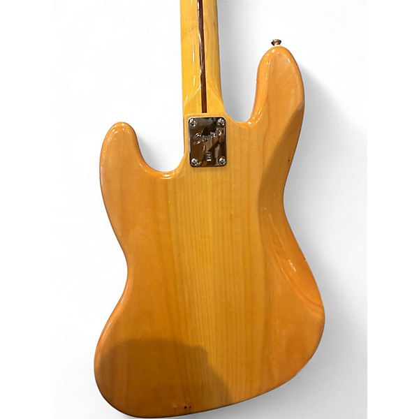 Used Squier Classic Vibe 70s Jazz Bass Natural Electric Bass Guitar