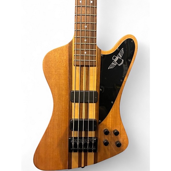 Used Epiphone Thunderbird Pro V 5 String Natural Electric Bass Guitar