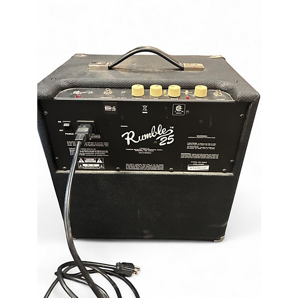 Used Fender Rumble 25 25W 1x8 Bass Combo Amp