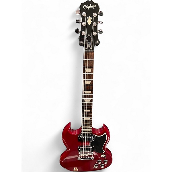 Used Epiphone G400 Cherry Solid Body Electric Guitar