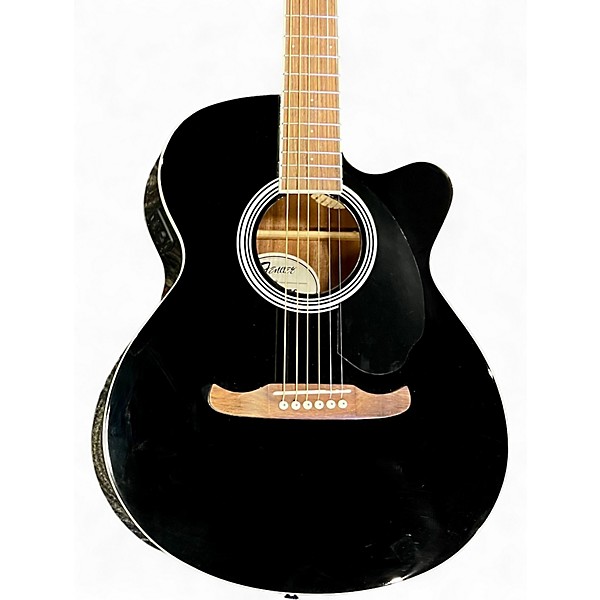 Used Fender FA135CE Concert Black Acoustic Electric Guitar