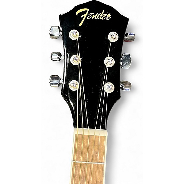 Used Fender FA135CE Concert Black Acoustic Electric Guitar