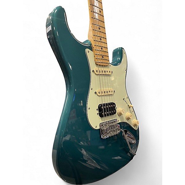Used 2015 Fender Standard Stratocaster HSS Tidepool Solid Body Electric Guitar