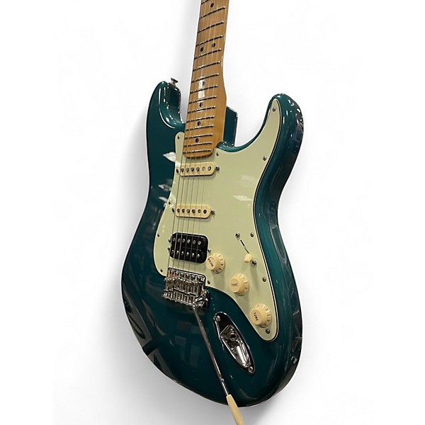 Used 2015 Fender Standard Stratocaster HSS Tidepool Solid Body Electric Guitar