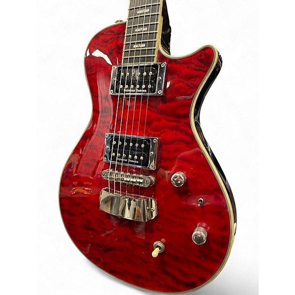 Used Hagstrom Ultra Swede Burgundy Burst Solid Body Electric Guitar