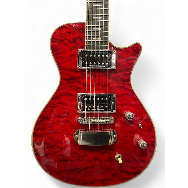 Used Hagstrom Ultra Swede Burgundy Burst Solid Body Electric Guitar