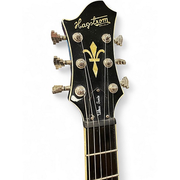 Used Hagstrom Ultra Swede Burgundy Burst Solid Body Electric Guitar