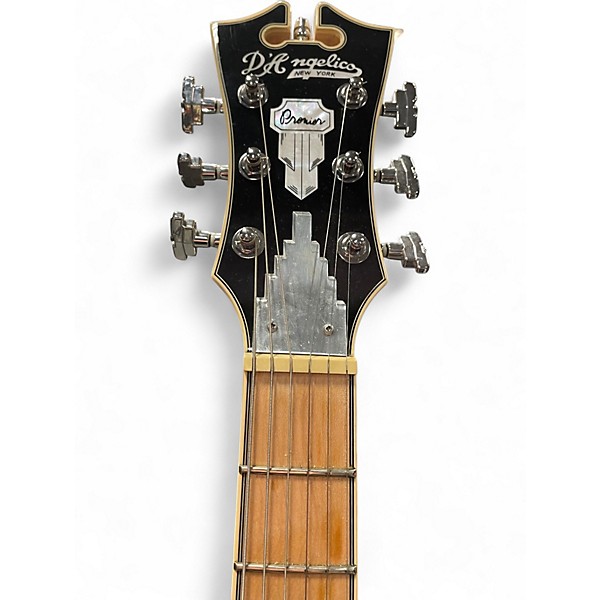 Used D'Angelico Bedford Premier Black Solid Body Electric Guitar