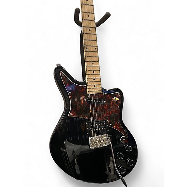 Used D'Angelico Bedford Premier Black Solid Body Electric Guitar