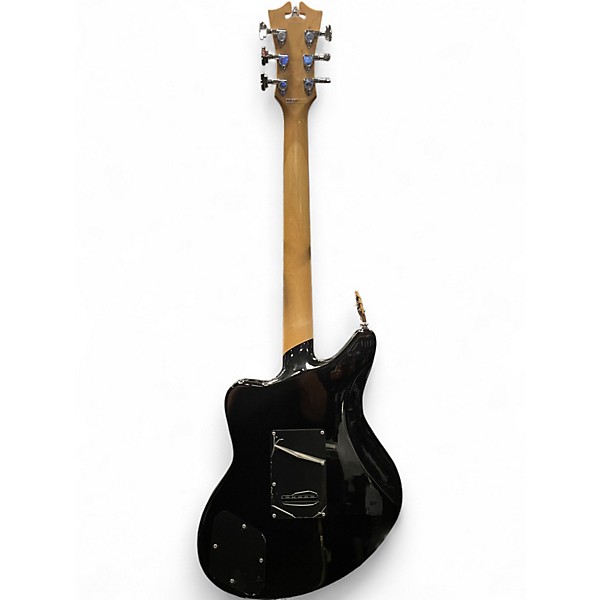 Used D'Angelico Bedford Premier Black Solid Body Electric Guitar