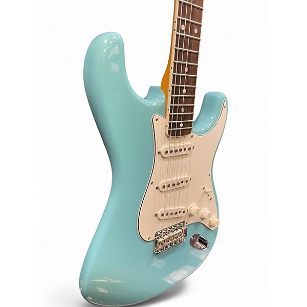 Used Fender Eric Johnson Rosewood Tropical Turquoise Solid Body Electric Guitar